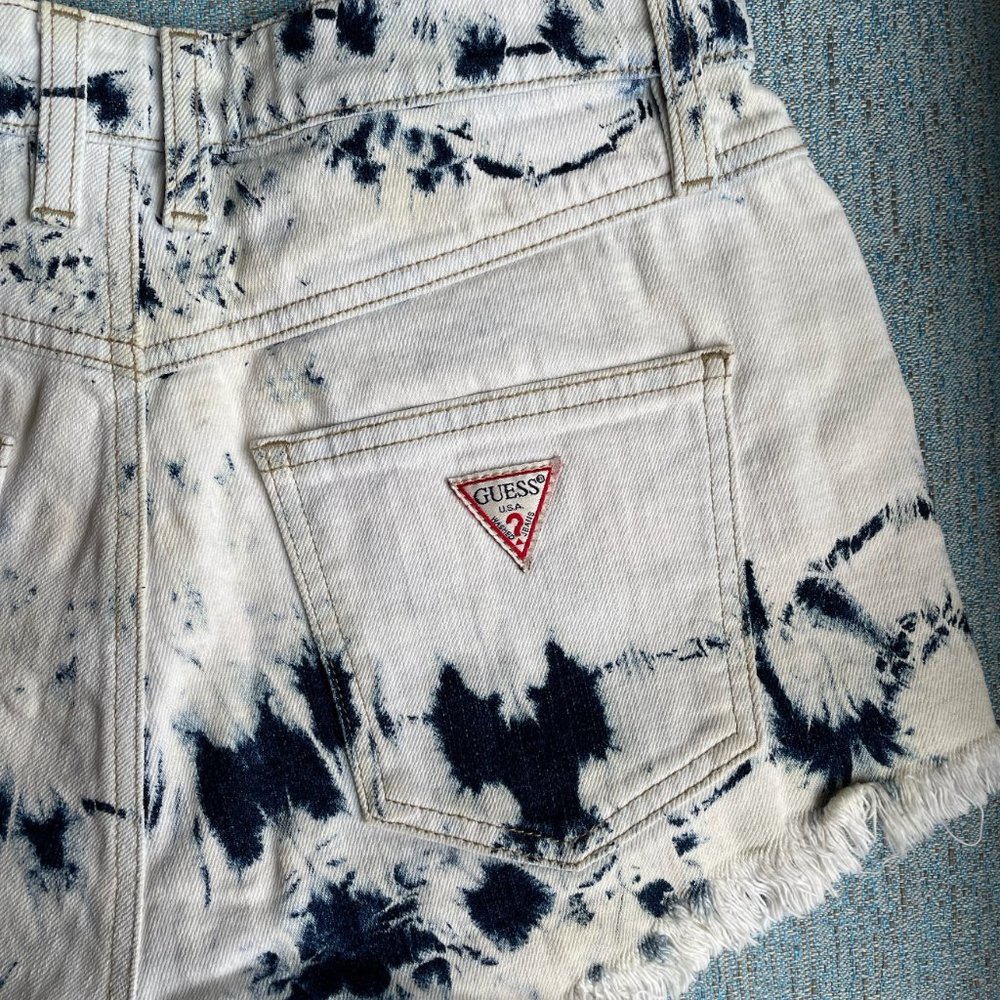 Guess | Tie-Dye Denim Shorts - Picture 8 of 13